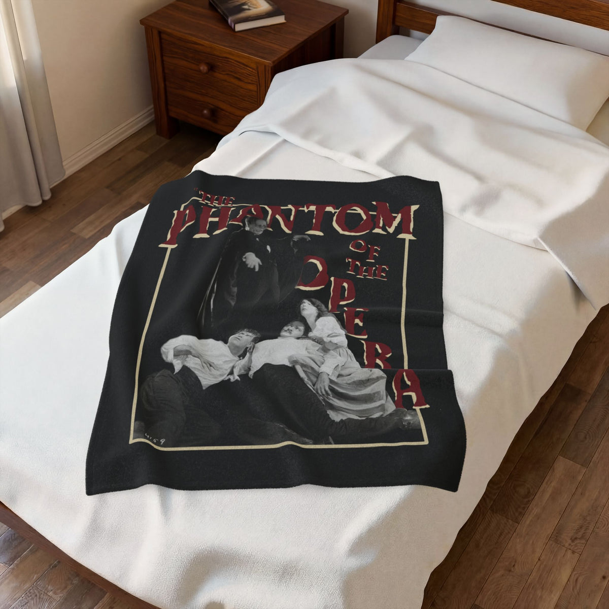 Phantom of the Opera Blanket | - Vintage Horror Movie Poster