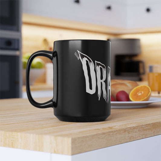 Dracula Horror Black Mug | Halloween Gothic Coffee Cup