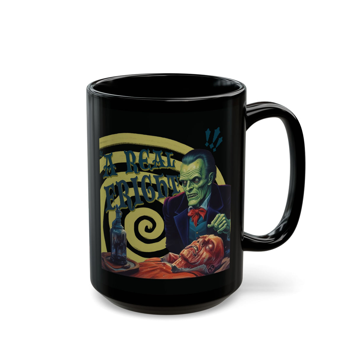 Vintage Monster Coffee Mug | Horror Illustration