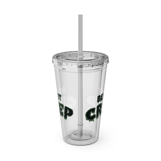 Beat It Creep Tumbler | 16oz Acrylic Straw Cup