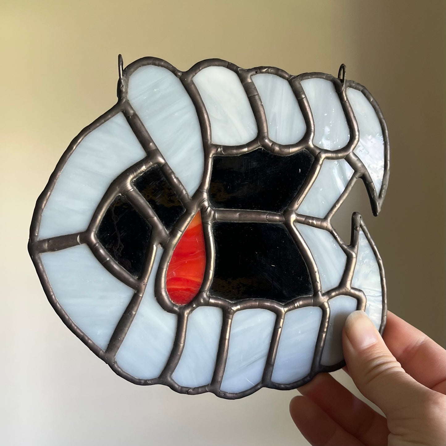 Vampire Teeth Stained Glass
