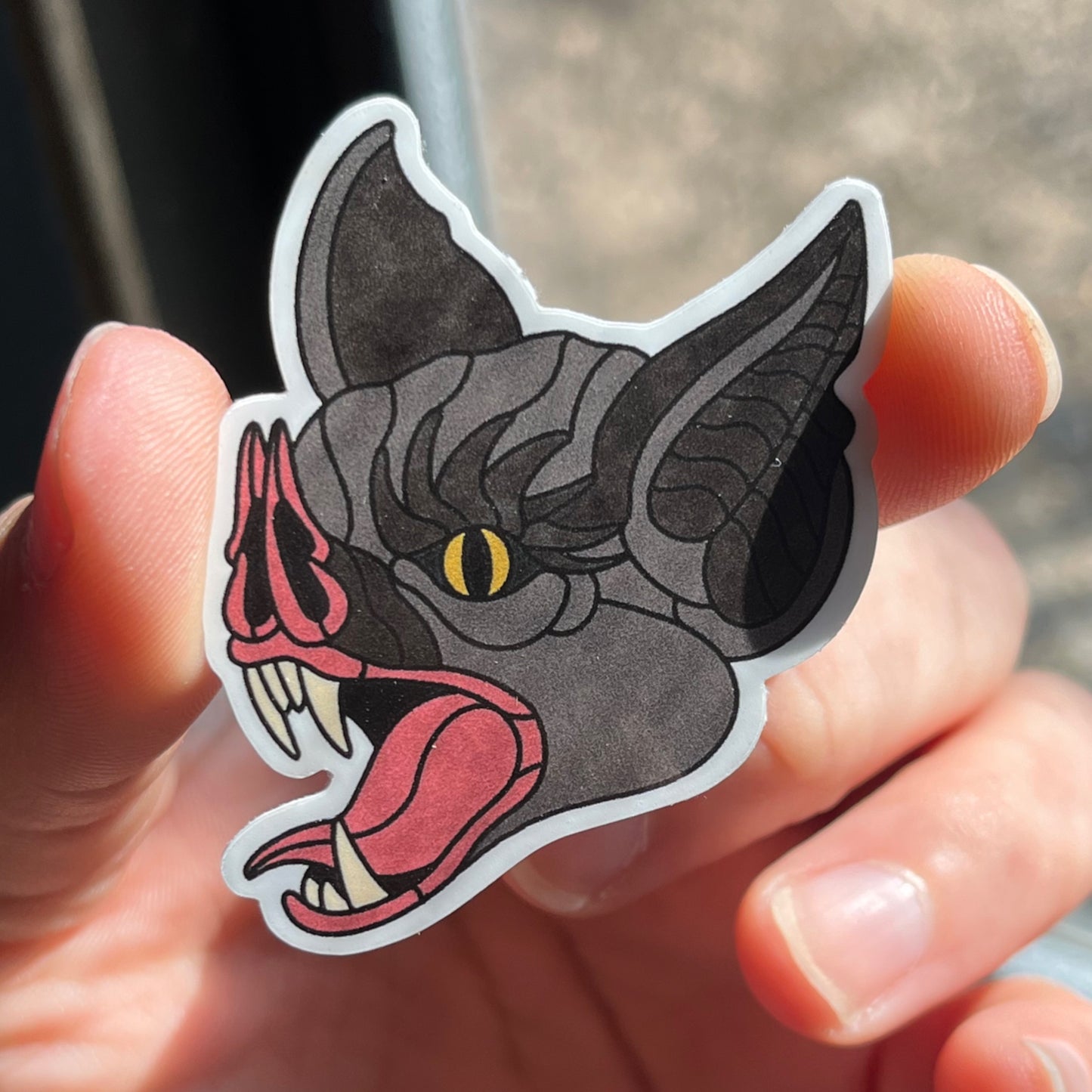 Vampire Bat Sticker