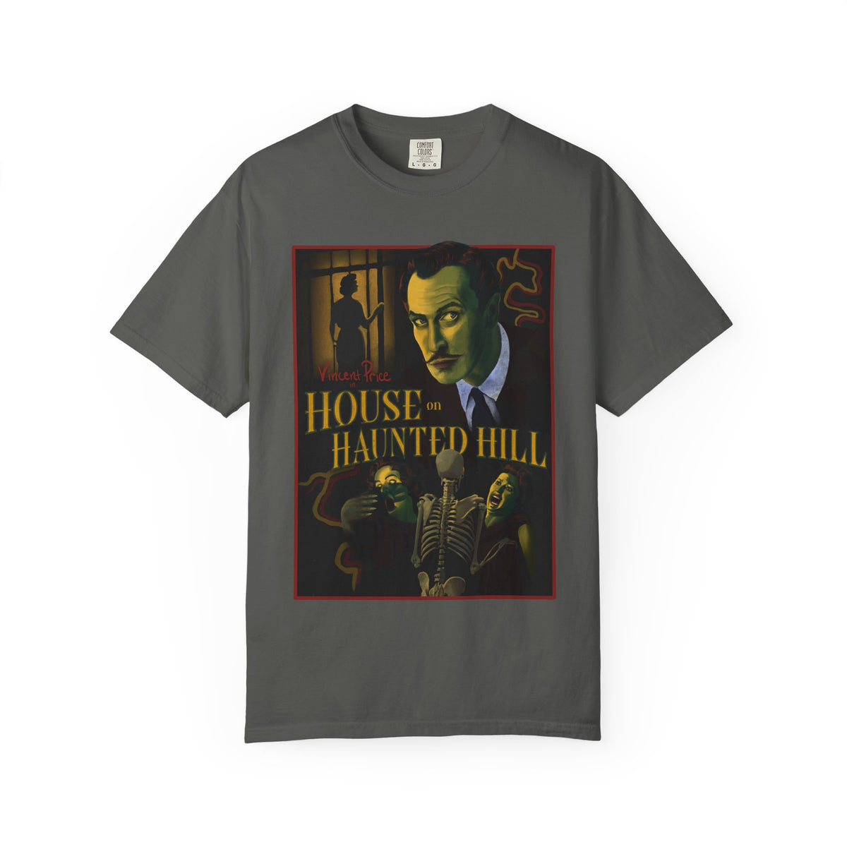 House on Haunted Hill Poster T-shirt | Vintage Horror Movie Tee