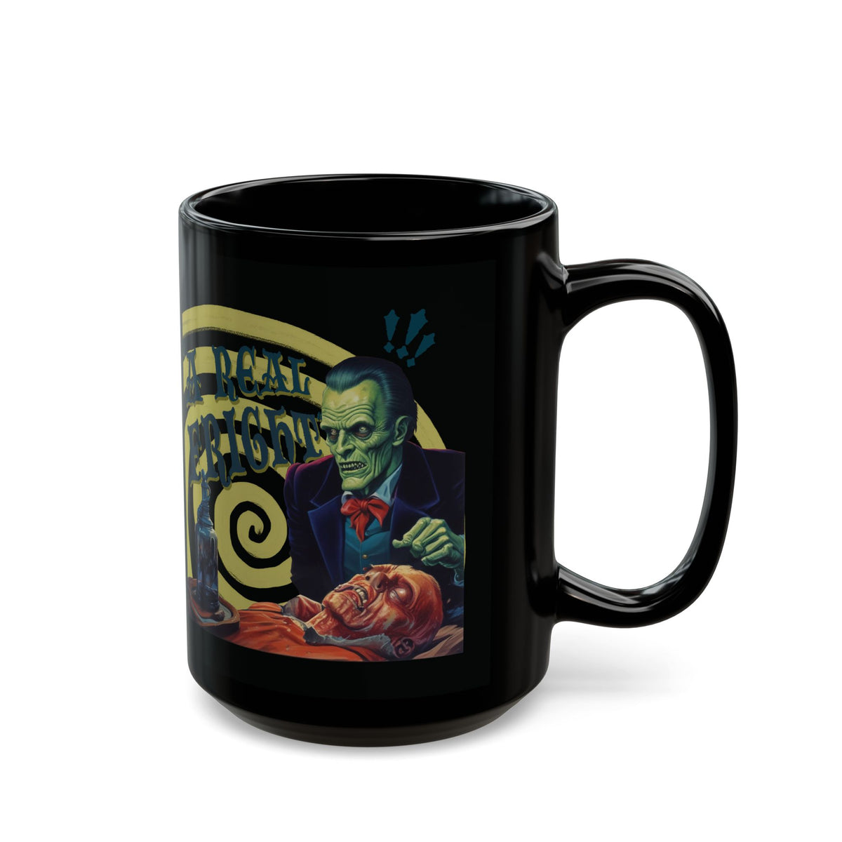 Vintage Monster Coffee Mug | Horror Illustration