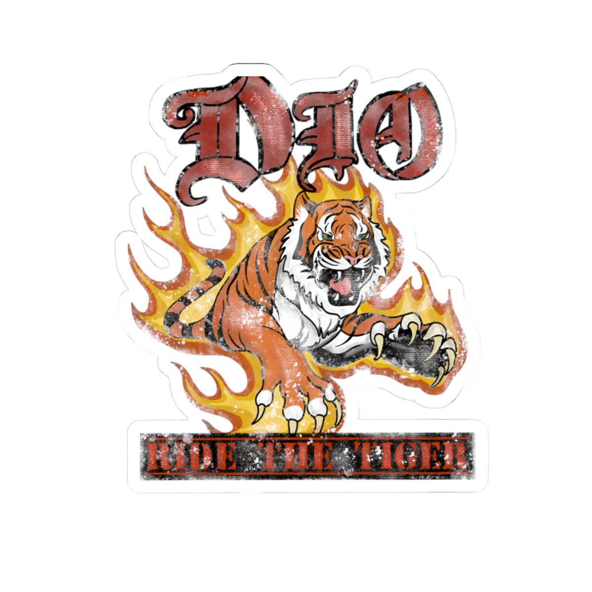 Dio Ride the Tiger Sticker