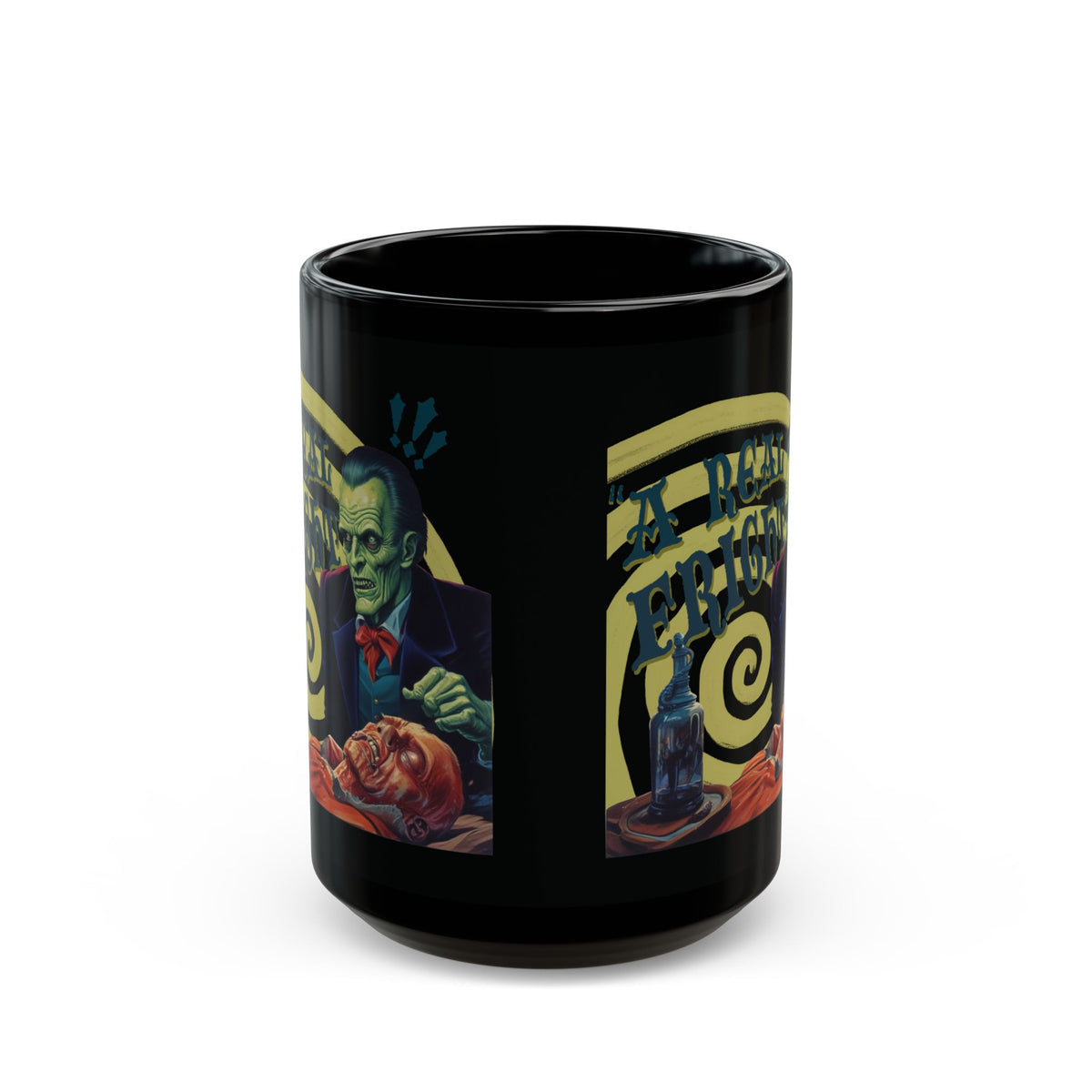 Vintage Monster Coffee Mug | Horror Illustration