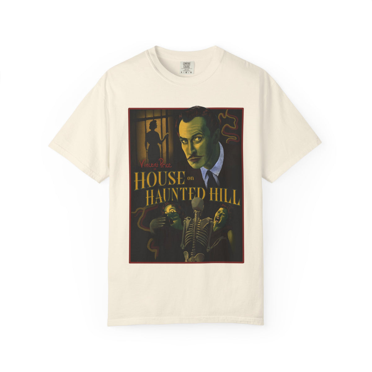 House on Haunted Hill Poster T-shirt | Vintage Horror Movie Tee