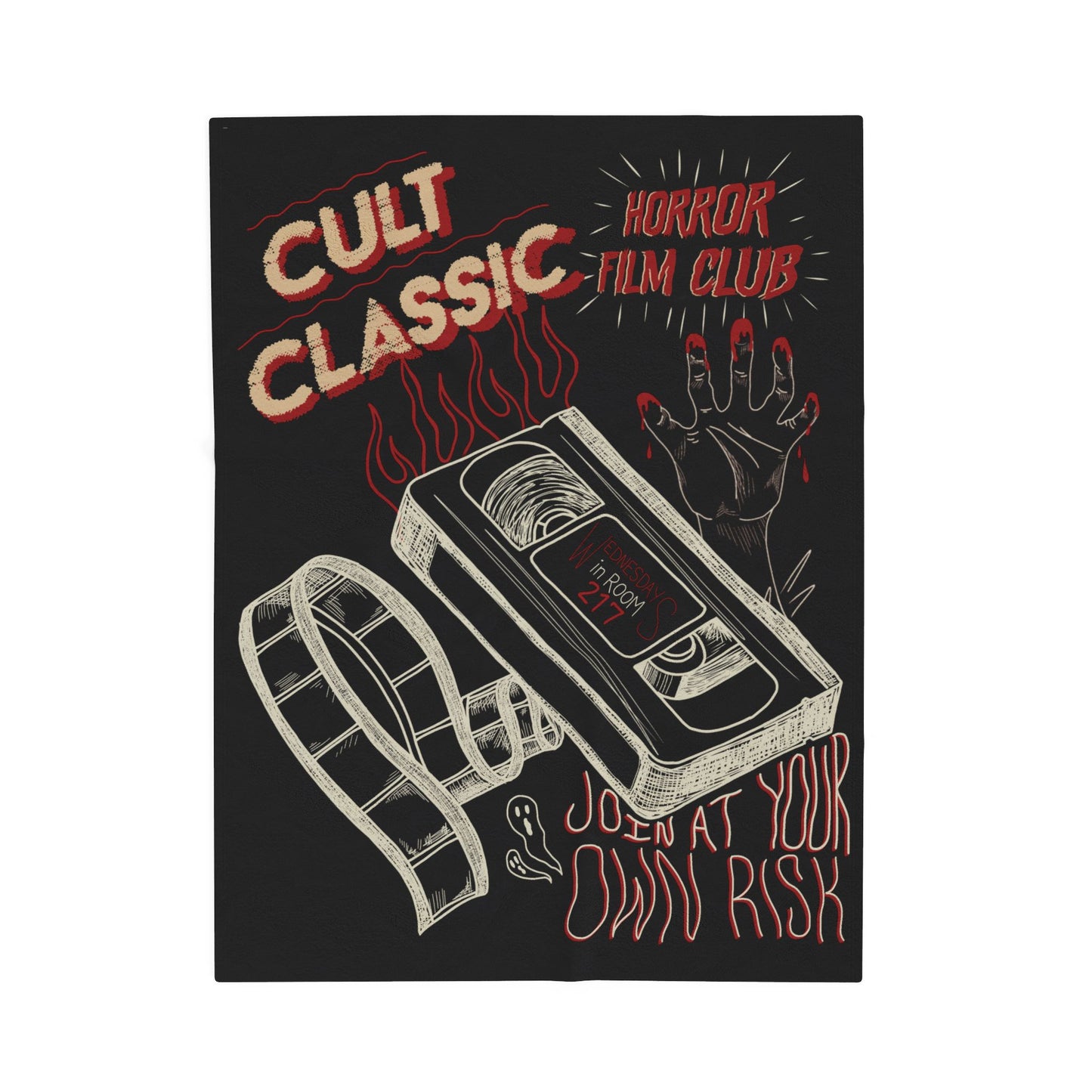 Cult Classic Horror Film Blanket