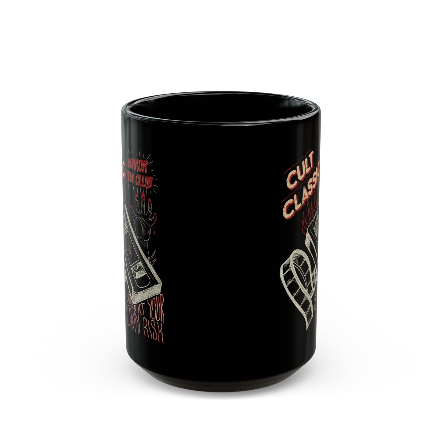 Cult Classic Film Club Mug | Horror Movie Coffee Cup