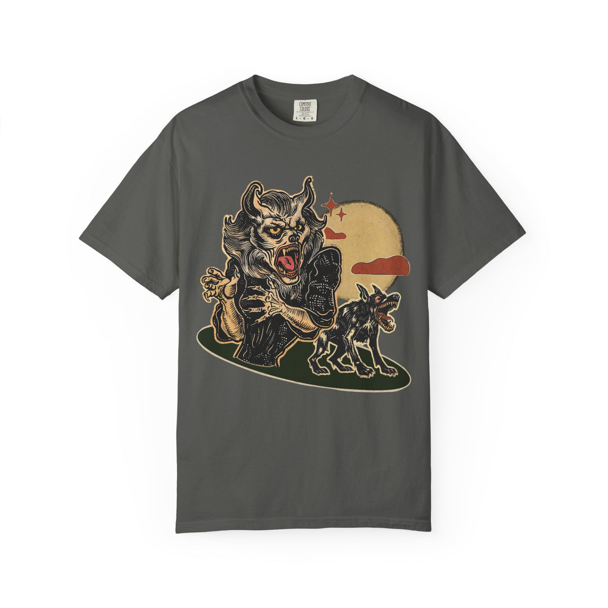 Howling Werewolf T-shirt | Vintage Horror Graphic