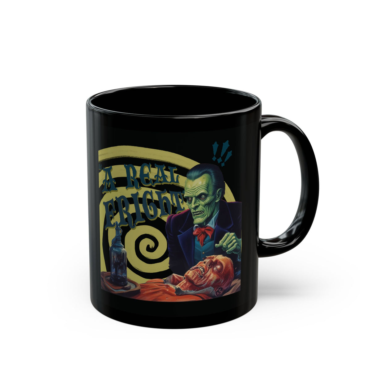 Vintage Monster Coffee Mug | Horror Illustration