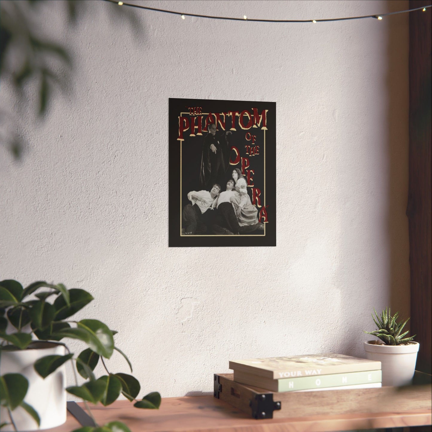 Phantom of the Opera Movie Poster | Classic Horror Wall Art