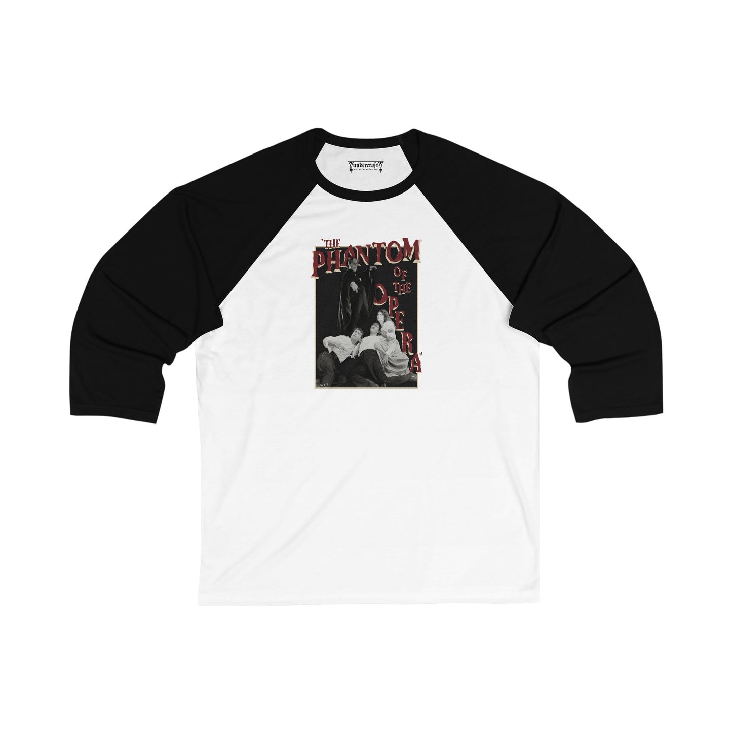 Phantom of the Opera Baseball Tee | Horror Movie Shirt