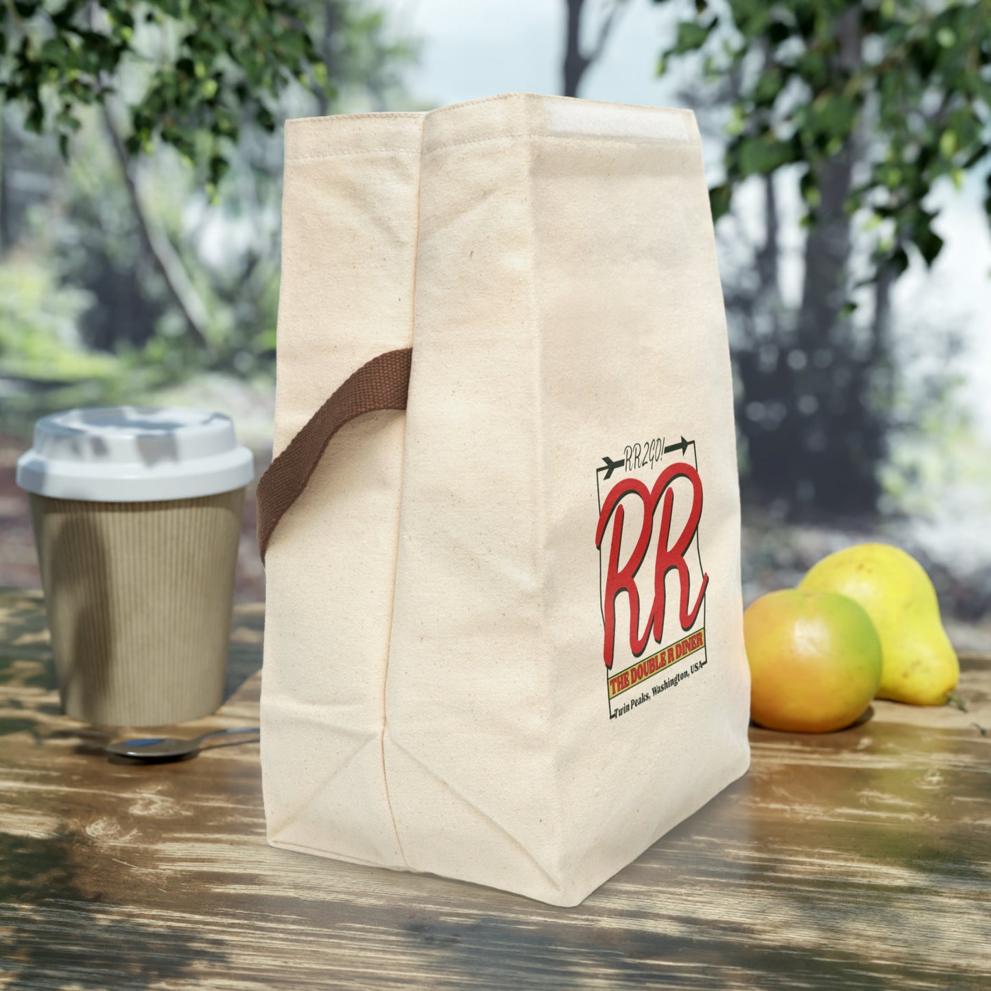 Double R Canvas Lunch Bag | Twin Peaks Tote Bag
