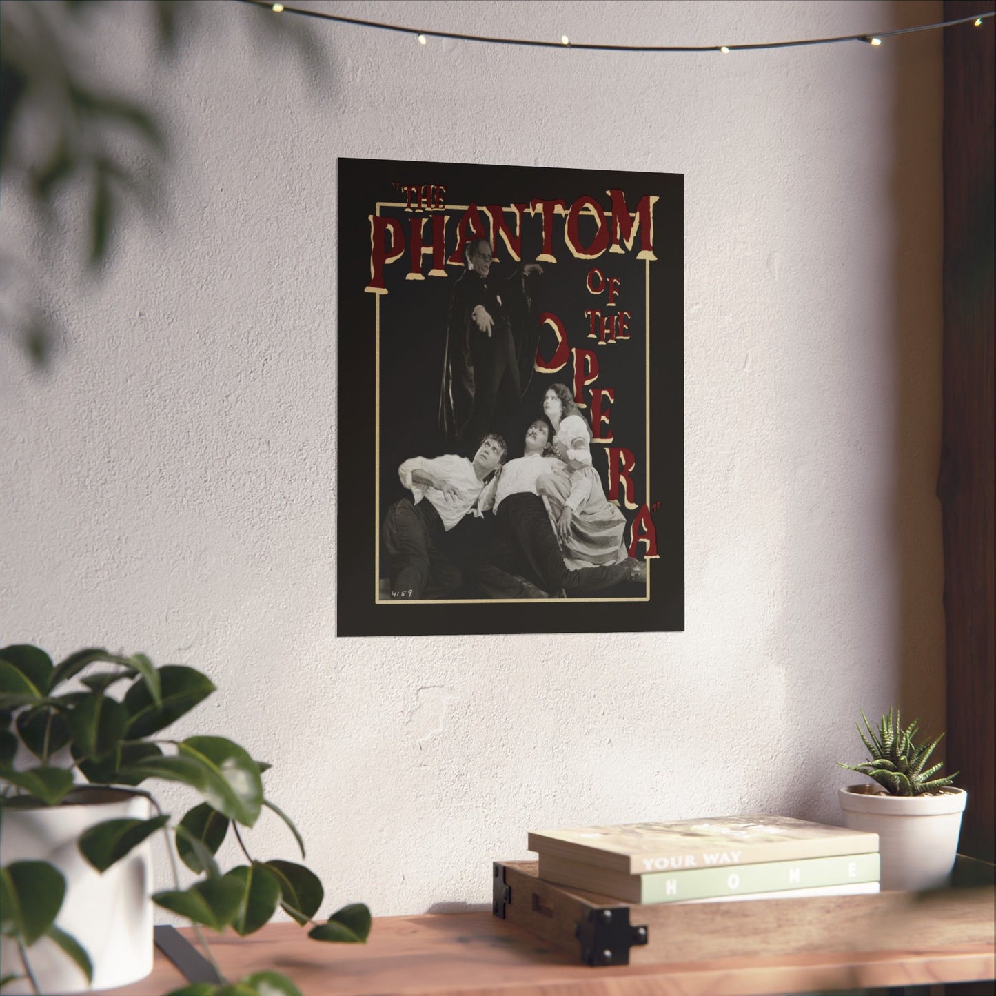 Phantom of the Opera Movie Poster | Classic Horror Wall Art