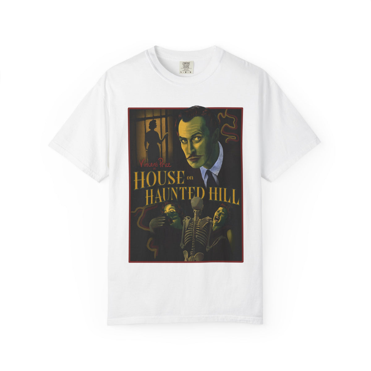 House on Haunted Hill Poster T-shirt | Vintage Horror Movie Tee