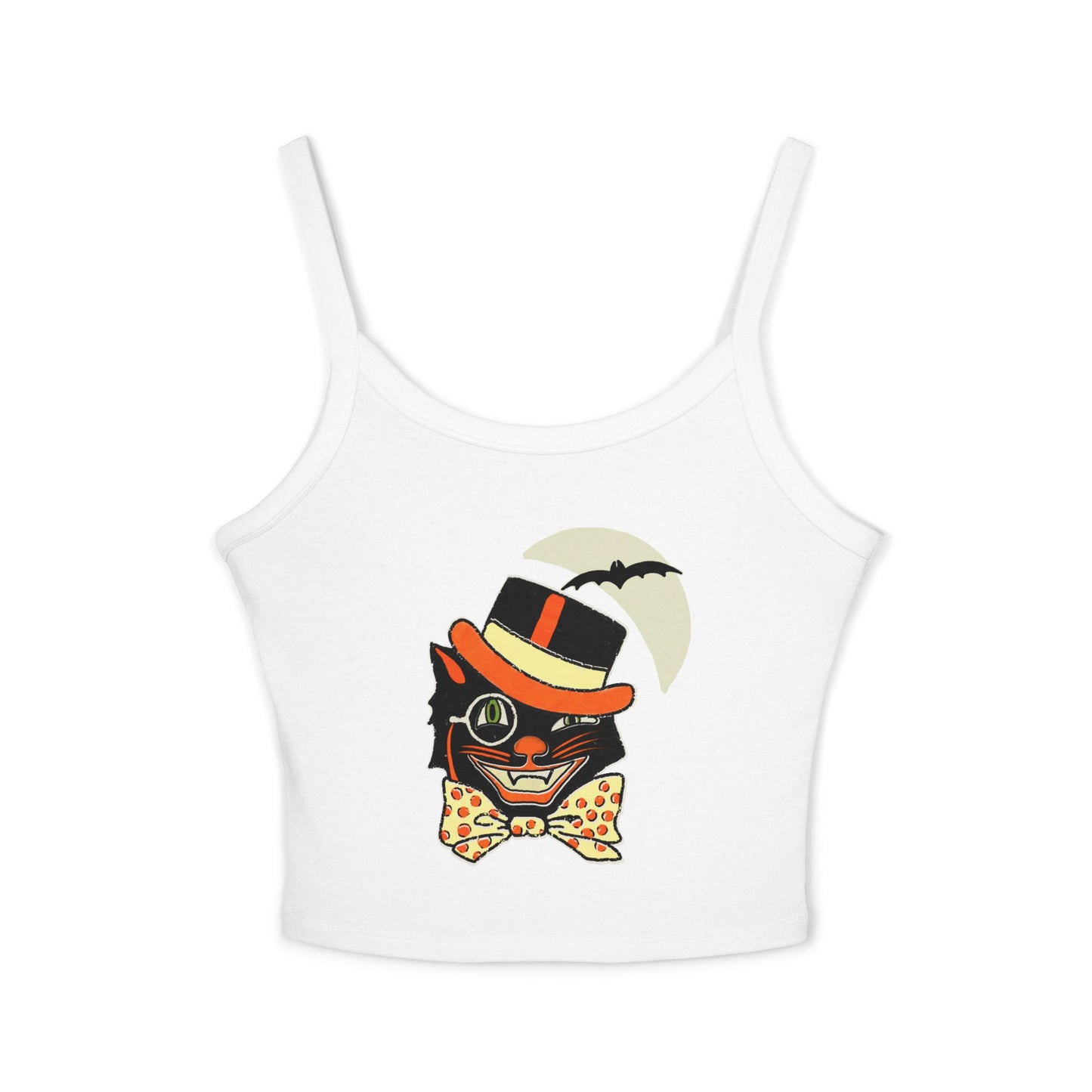 Vintage Halloween Cat Tank Top