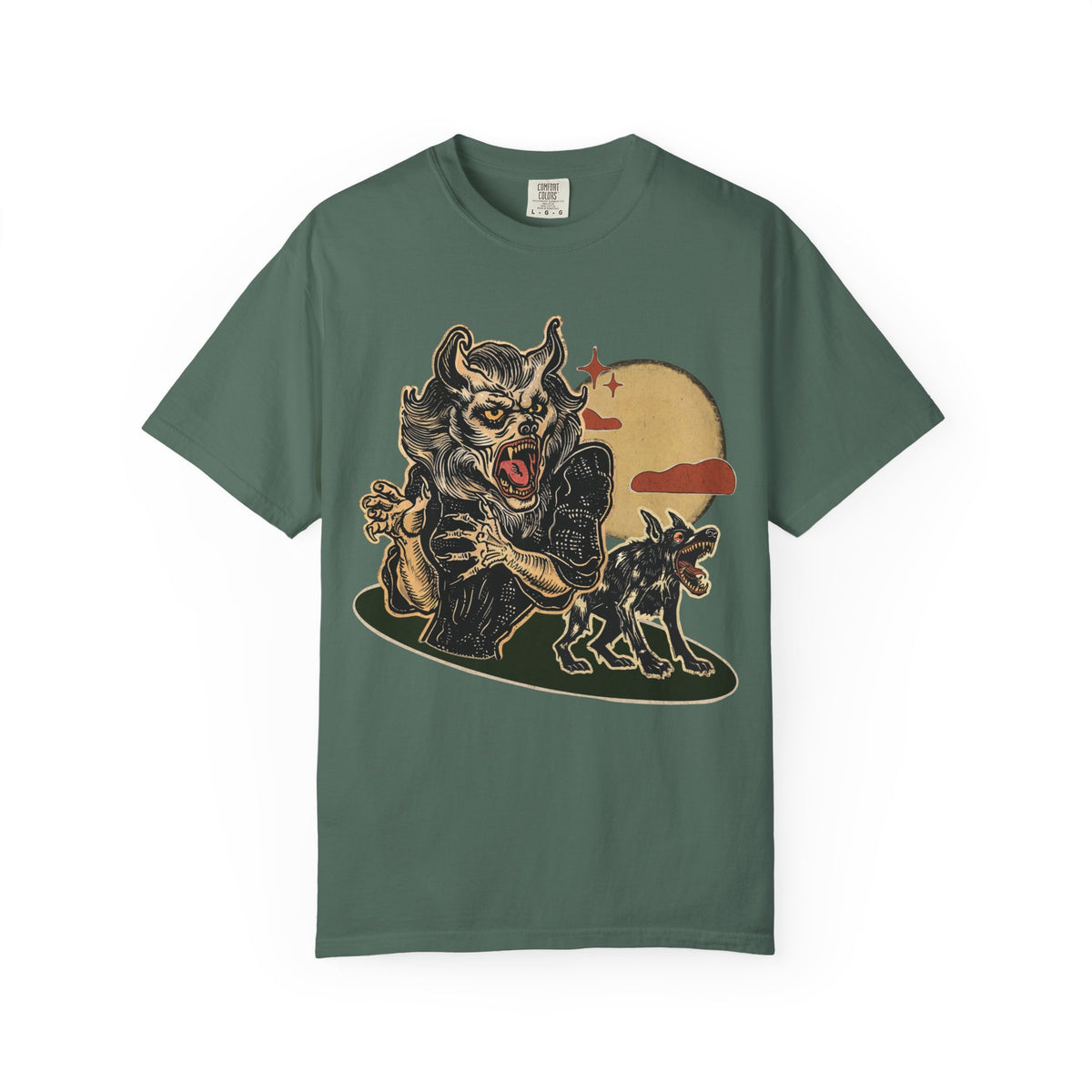Howling Werewolf T-shirt | Vintage Horror Graphic
