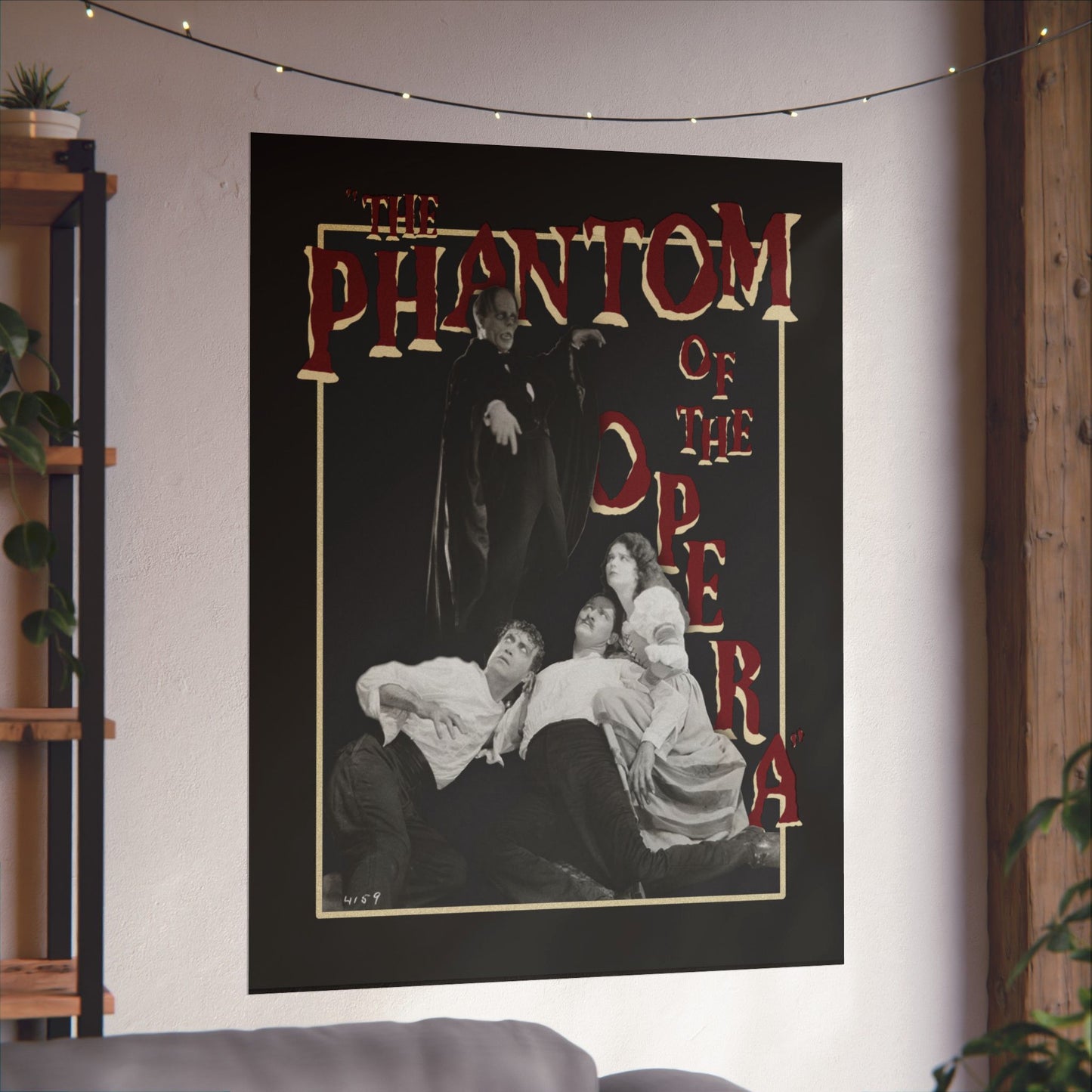 Phantom of the Opera Movie Poster | Classic Horror Wall Art