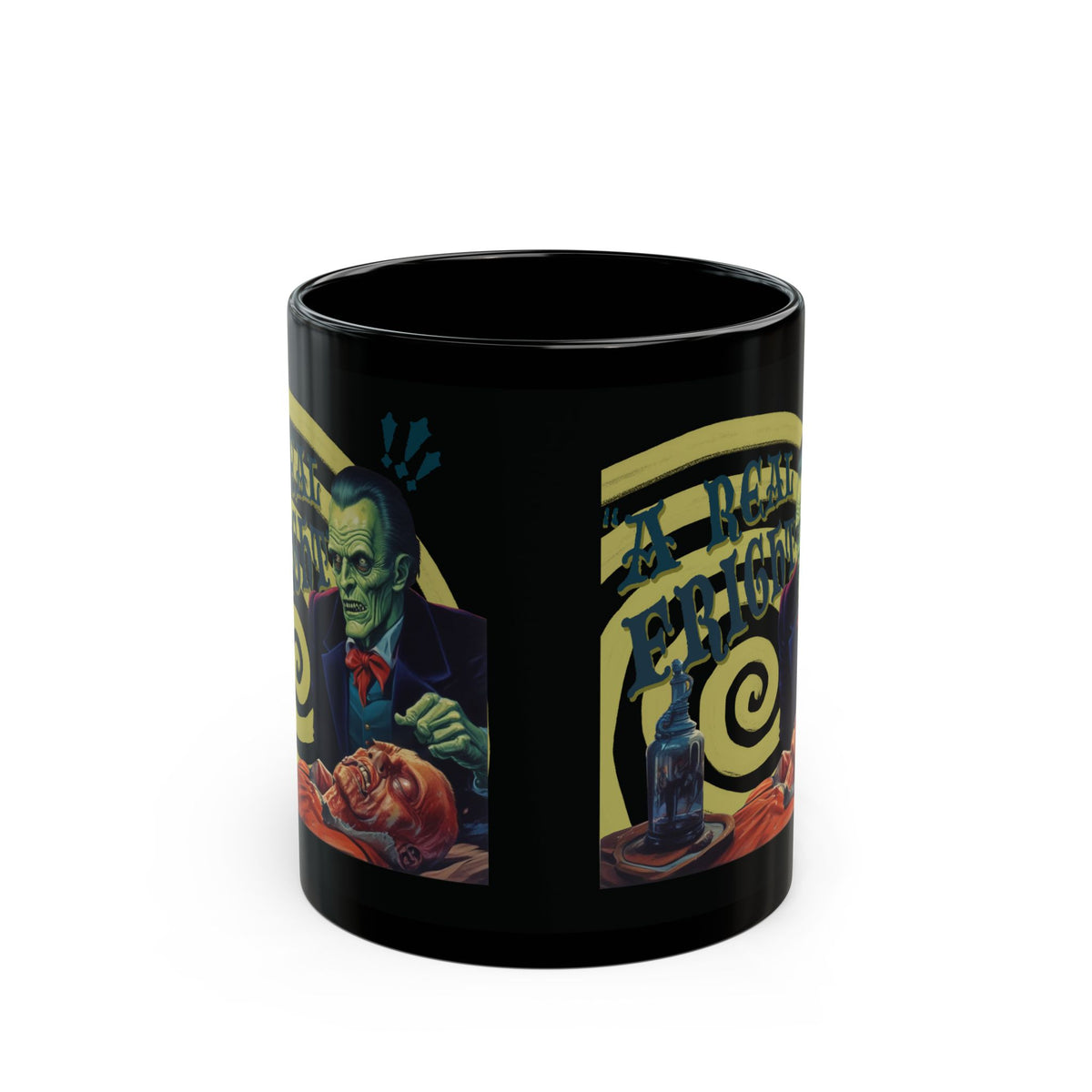 Vintage Monster Coffee Mug | Horror Illustration