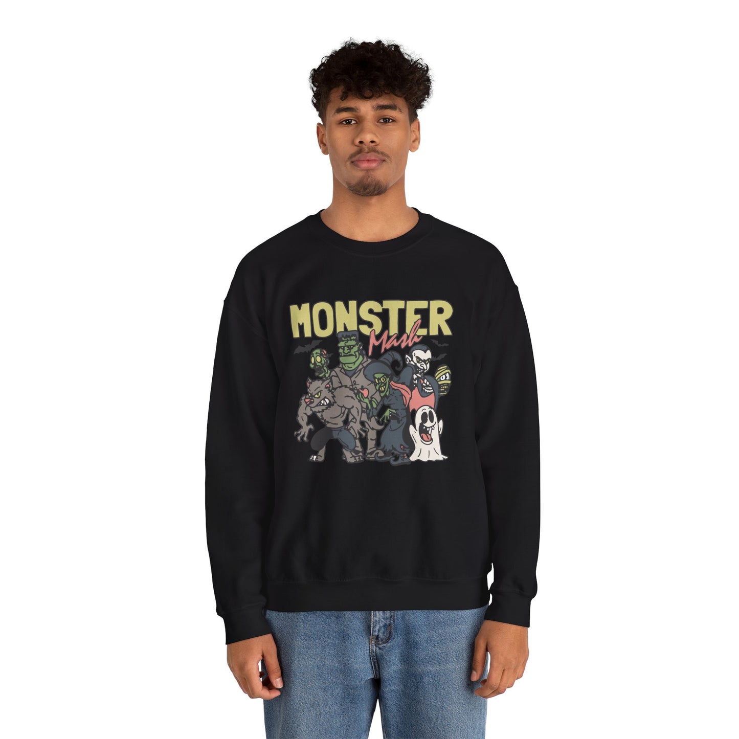 Monster Mash Crewneck Sweatshirt | Vintage Halloween Clothing