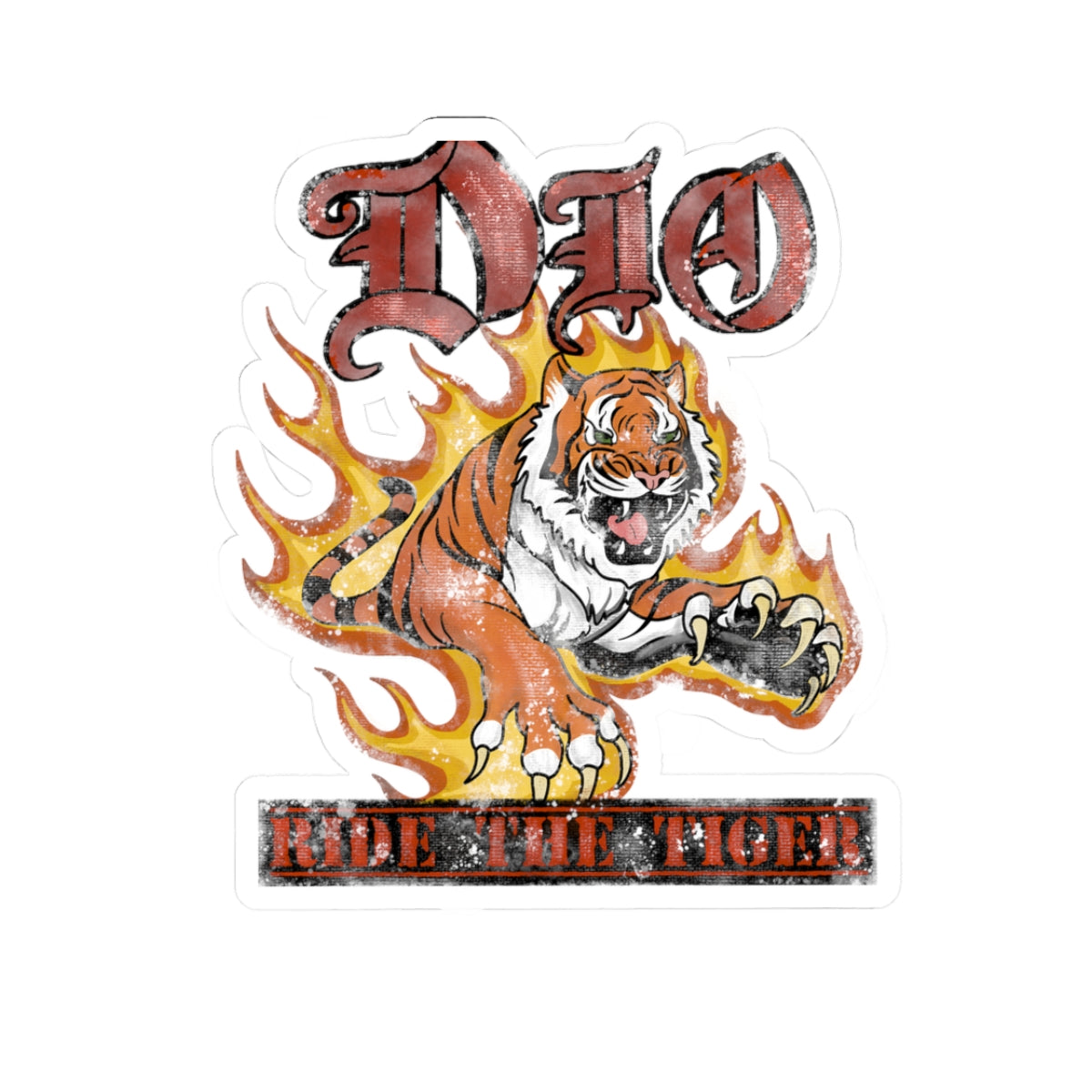 Dio Ride the Tiger Sticker
