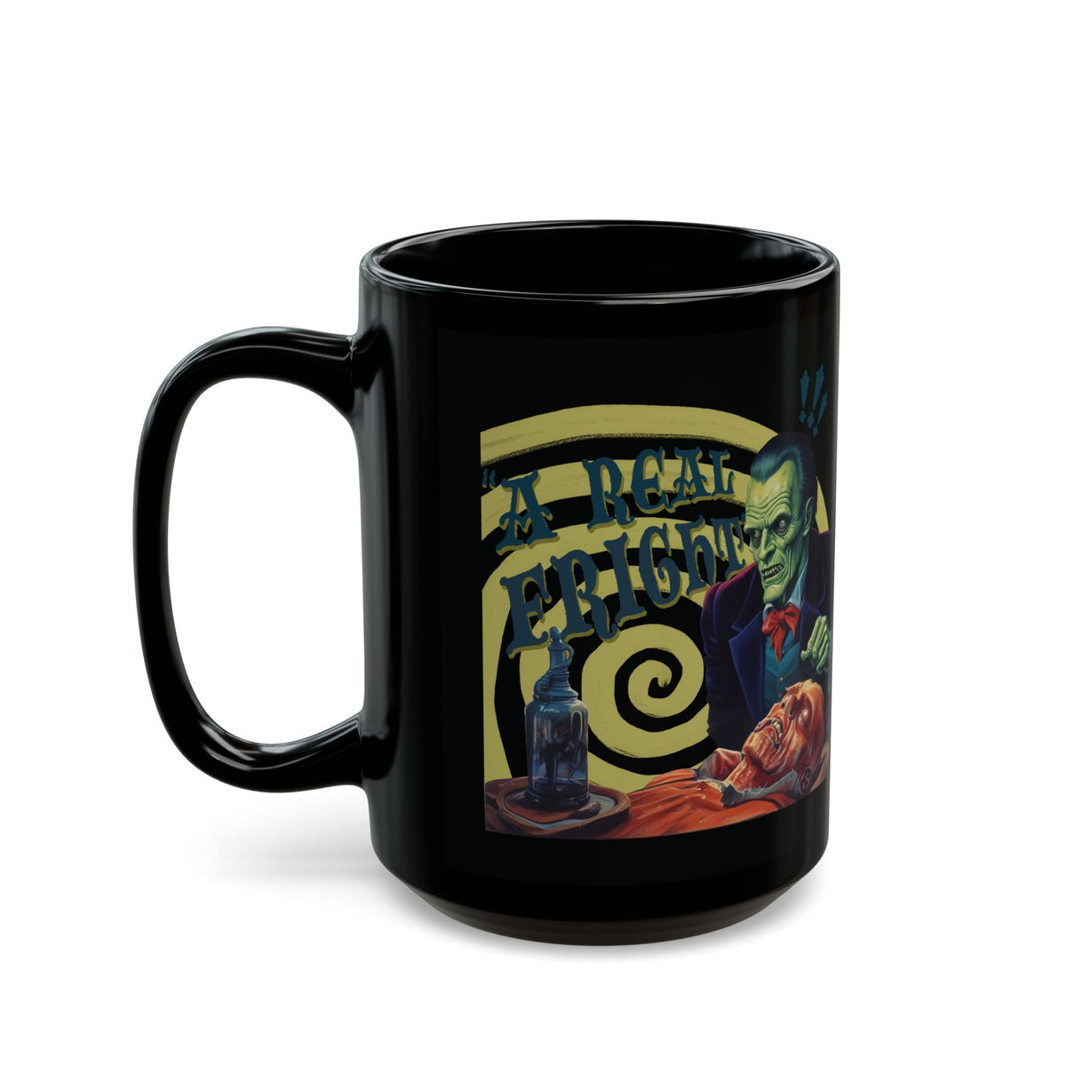 Vintage Monster Coffee Mug | Horror Illustration