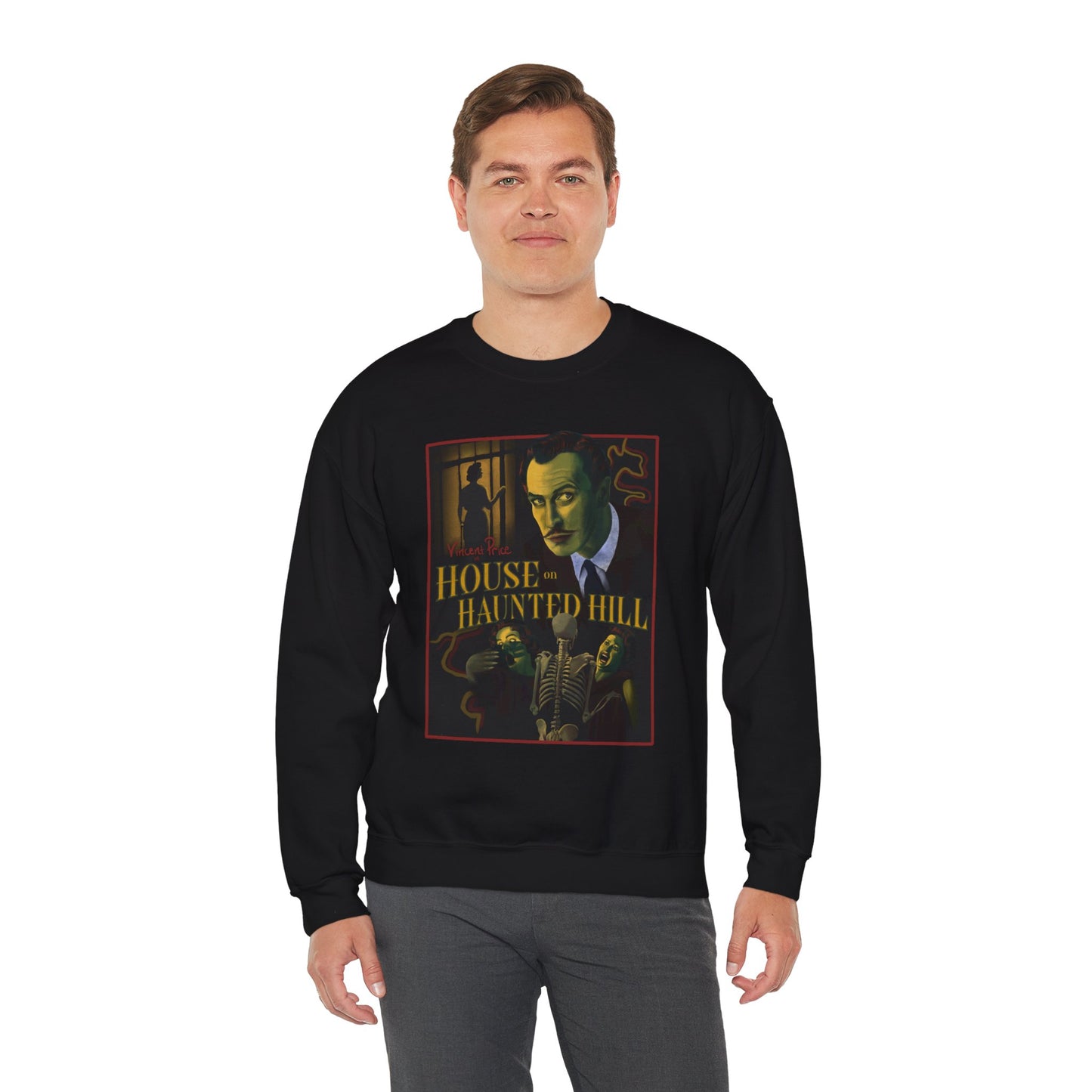 House on Haunted Hill Sweatshirt | Horror Movie Clothing
