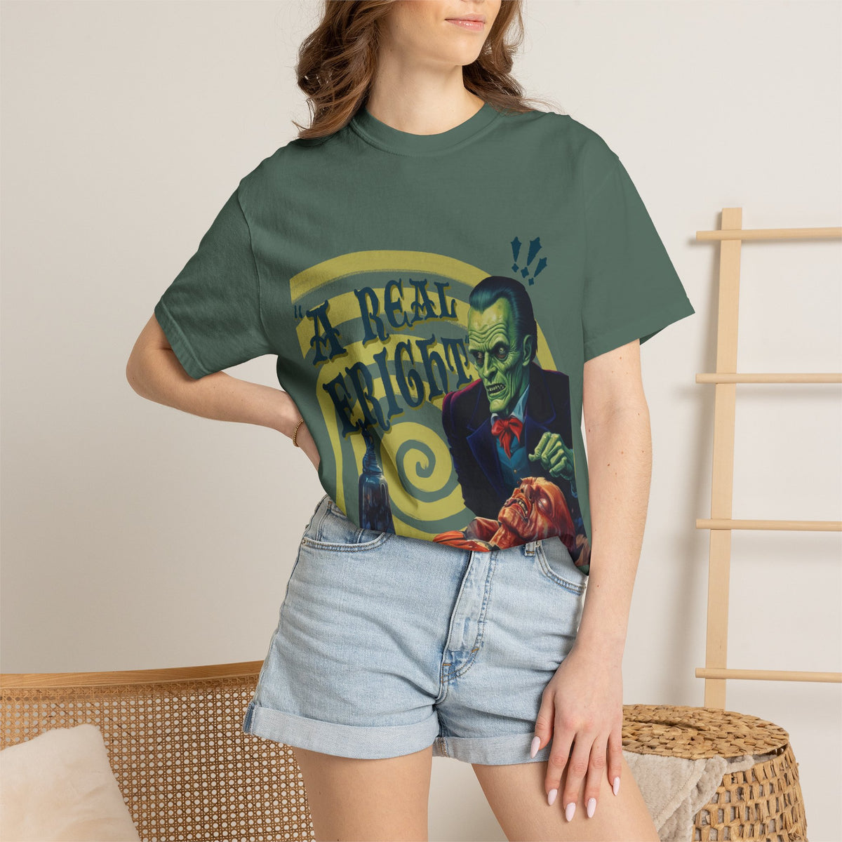 Vintage Monster Graphic T-shirt | Horror Retro Tee