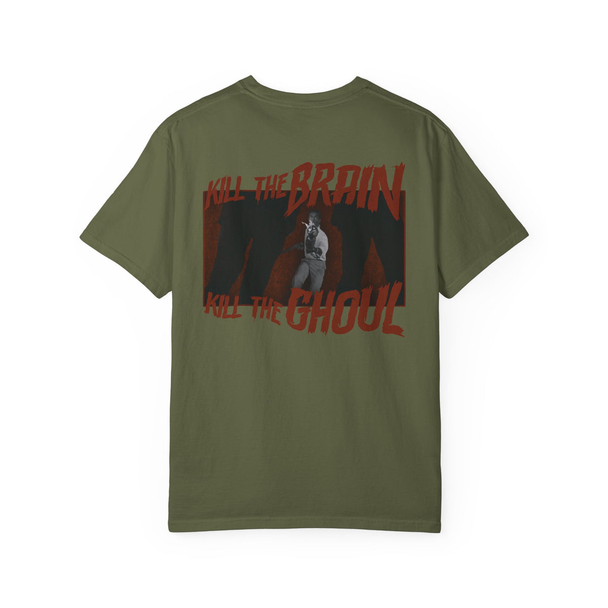 Night of the Living Dead T-shirt | Kill the Brain Ghoul Graphic