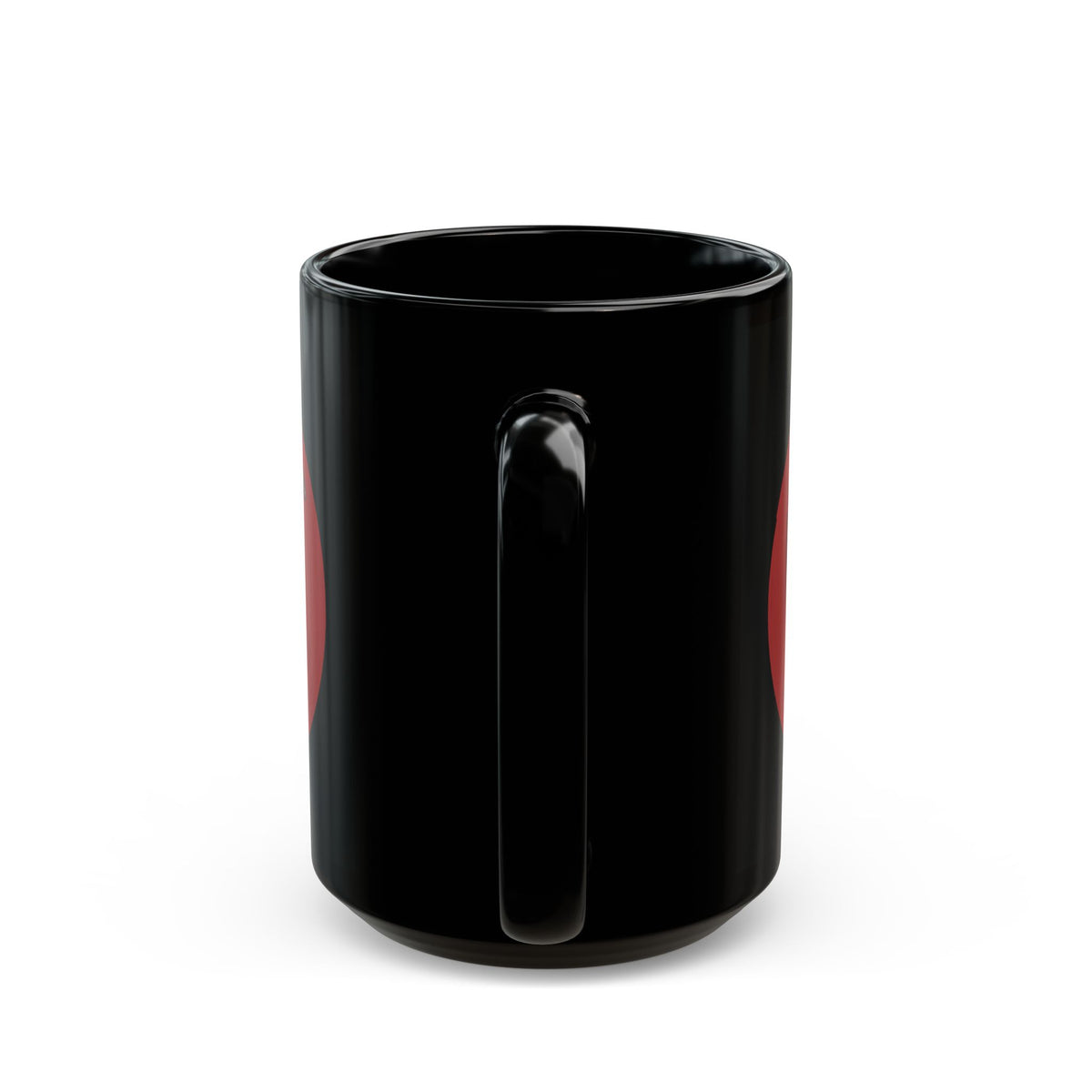 Smoking Hand Illustration Mug | Black Ceramic Coffee Cup
