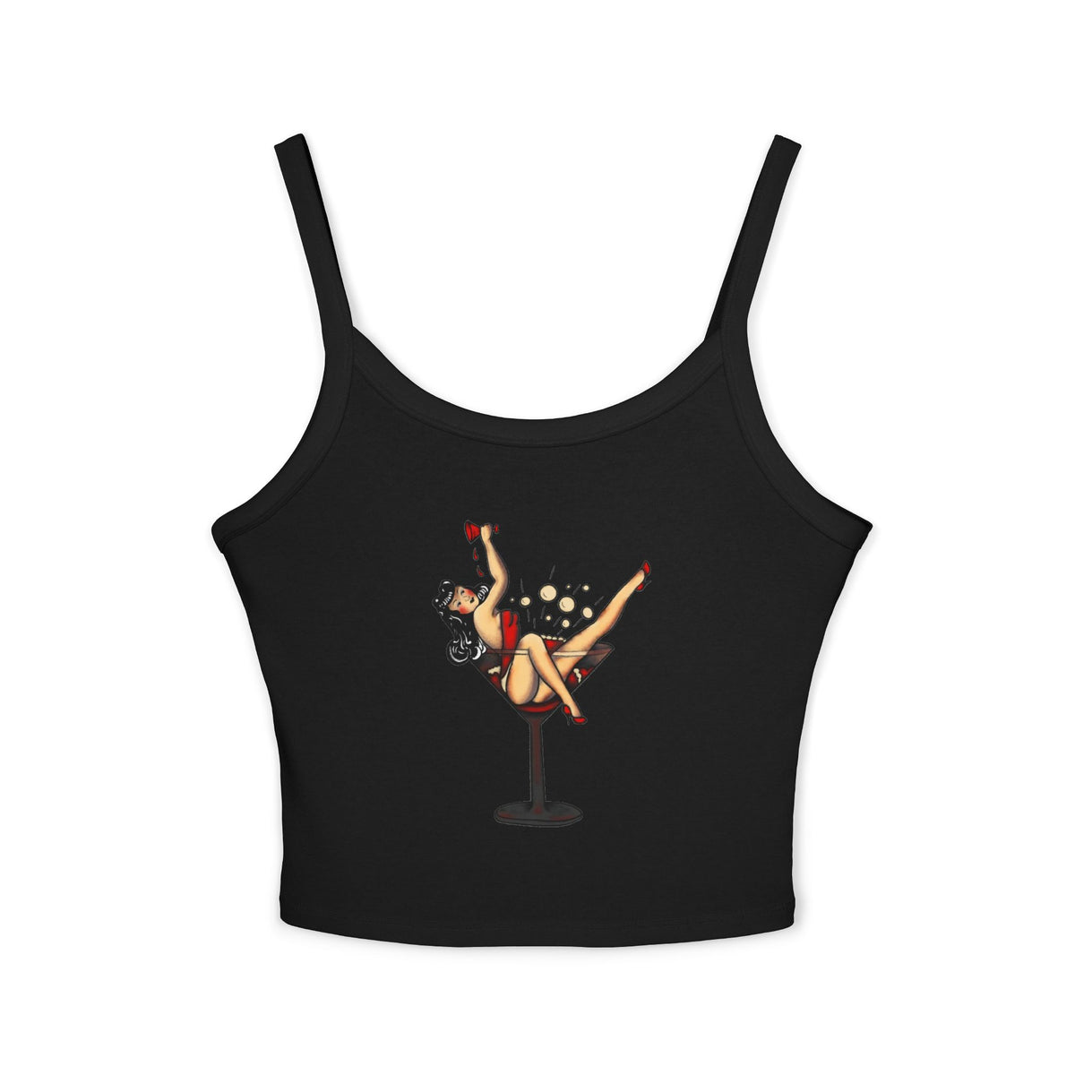 Martini Pin Up Tank Top