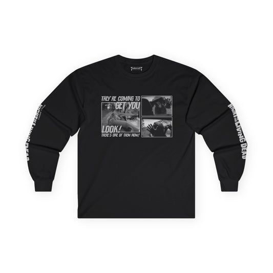 Night of the Living Dead Long Sleeve Tee | Classic Horror Movie Shirt