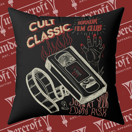 Cult Classic Horror Film Club Pillow