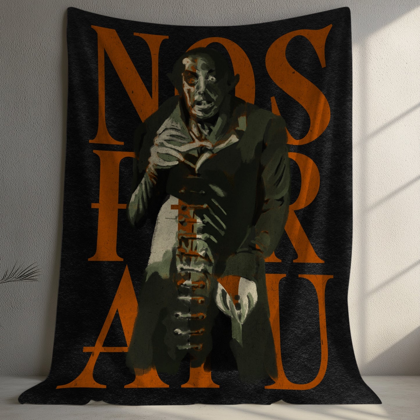Nosferatu Plush Blanket | Classic Horror Movie Home Decor