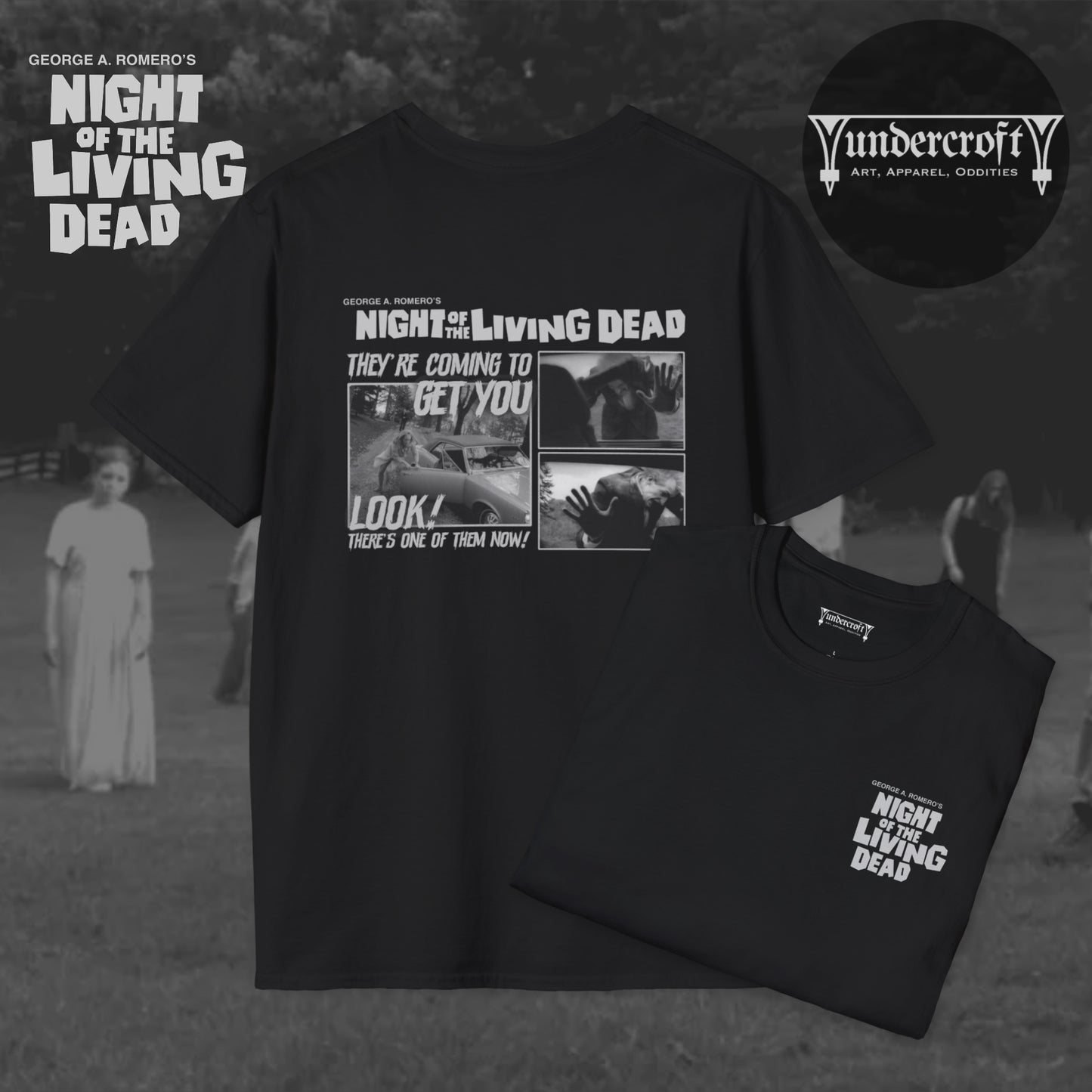 Night of the Living Dead T-Shirt | Classic Horror Movie Tee