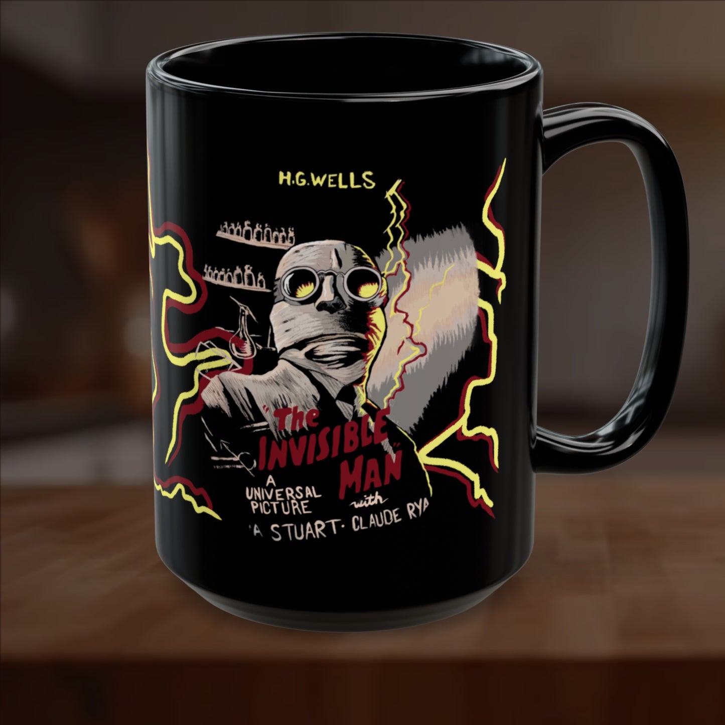 Invisible Man Coffee Mug | Horror Movie Home Decor