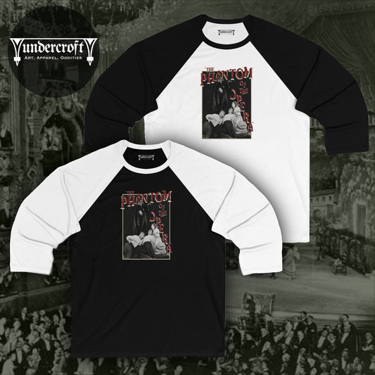 Phantom of the Opera Baseball Tee | Horror Movie Shirt