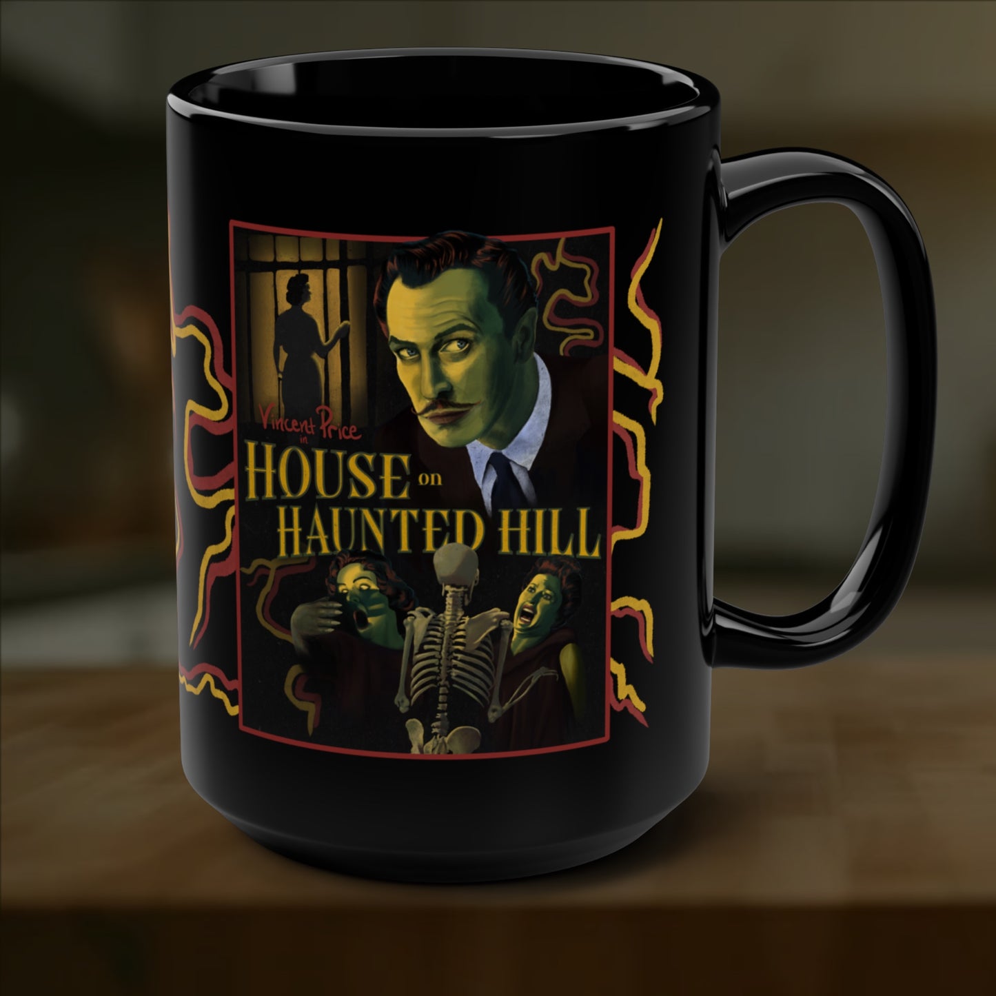 House on Haunted Hill Mug | Horror Movie Coffee Cup