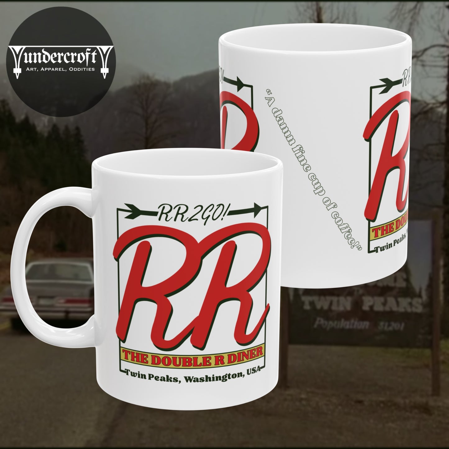 Double R  Diner Coffee Mug | Twin Peaks Merch