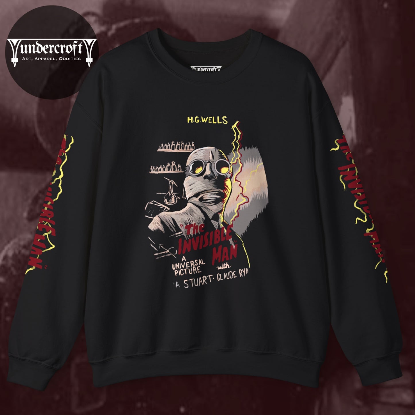 Invisible Man Sweatshirt | Horror Movie Clothing