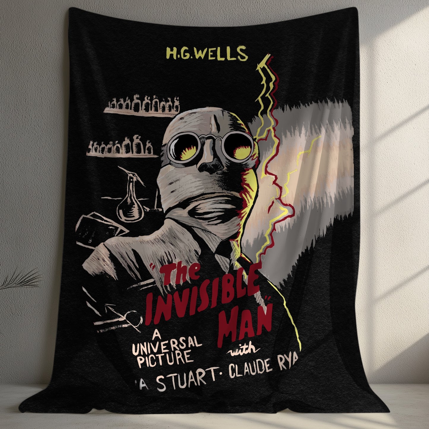 Invisible Man Blanket | Horror Movie Home Decor