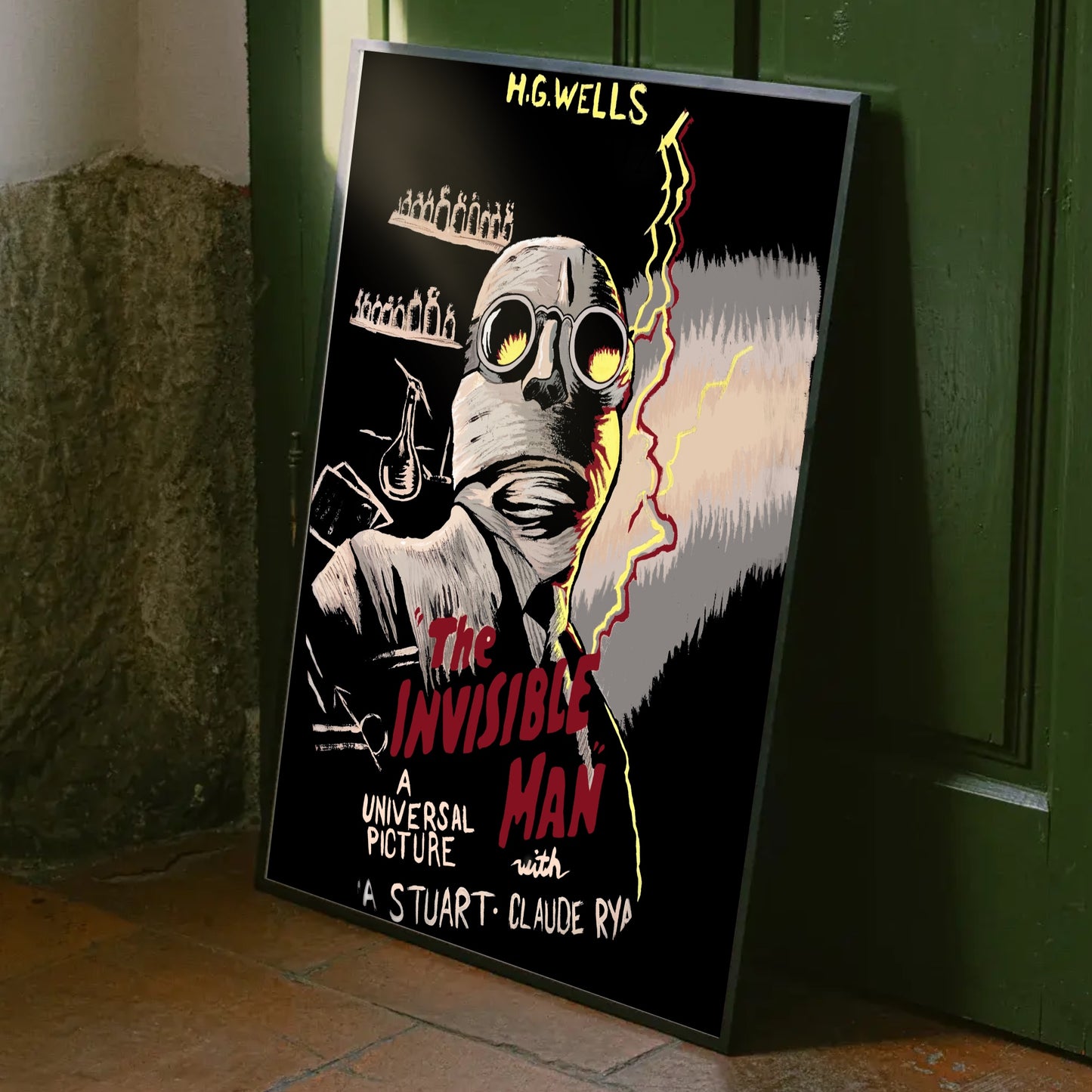 Invisible Man Movie Poster | Classic Horror Wall Art