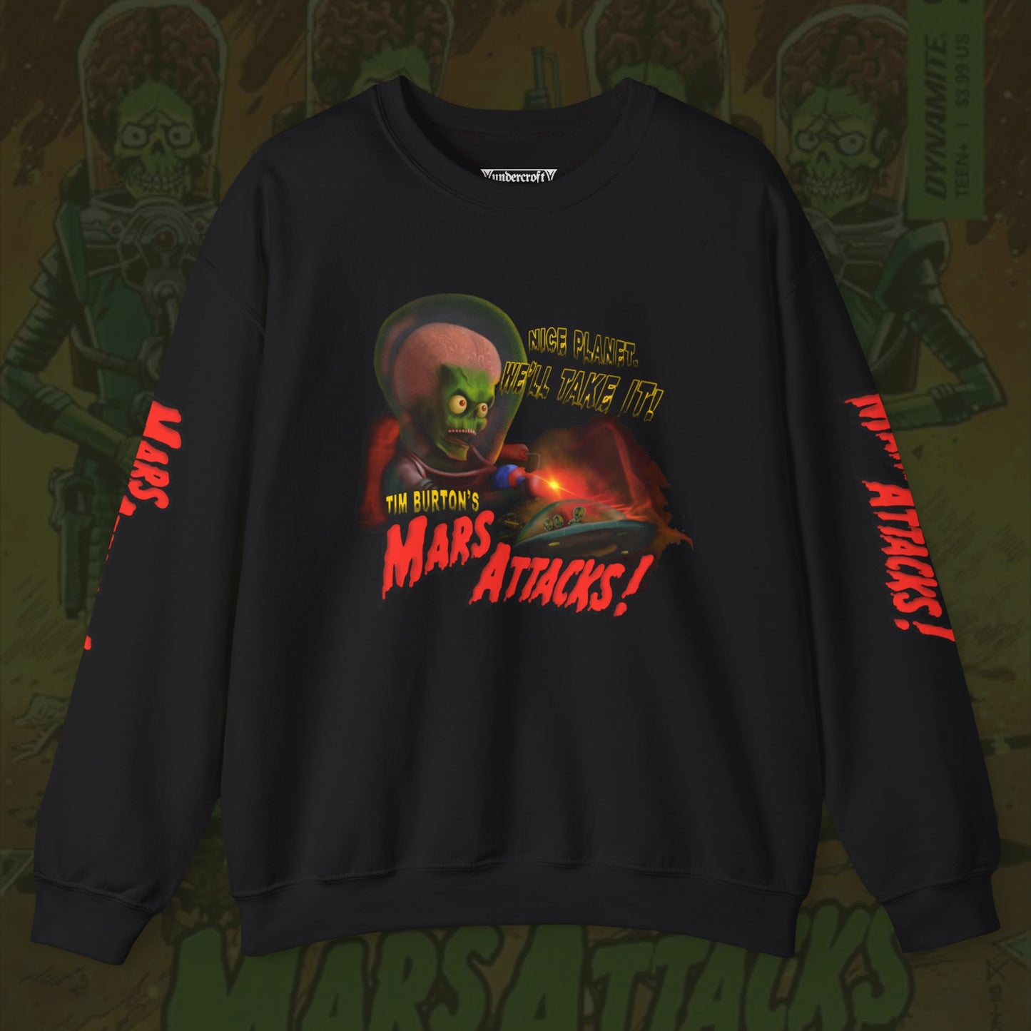 Mars Attacks! Sweatshirt | Horror Movie Merch