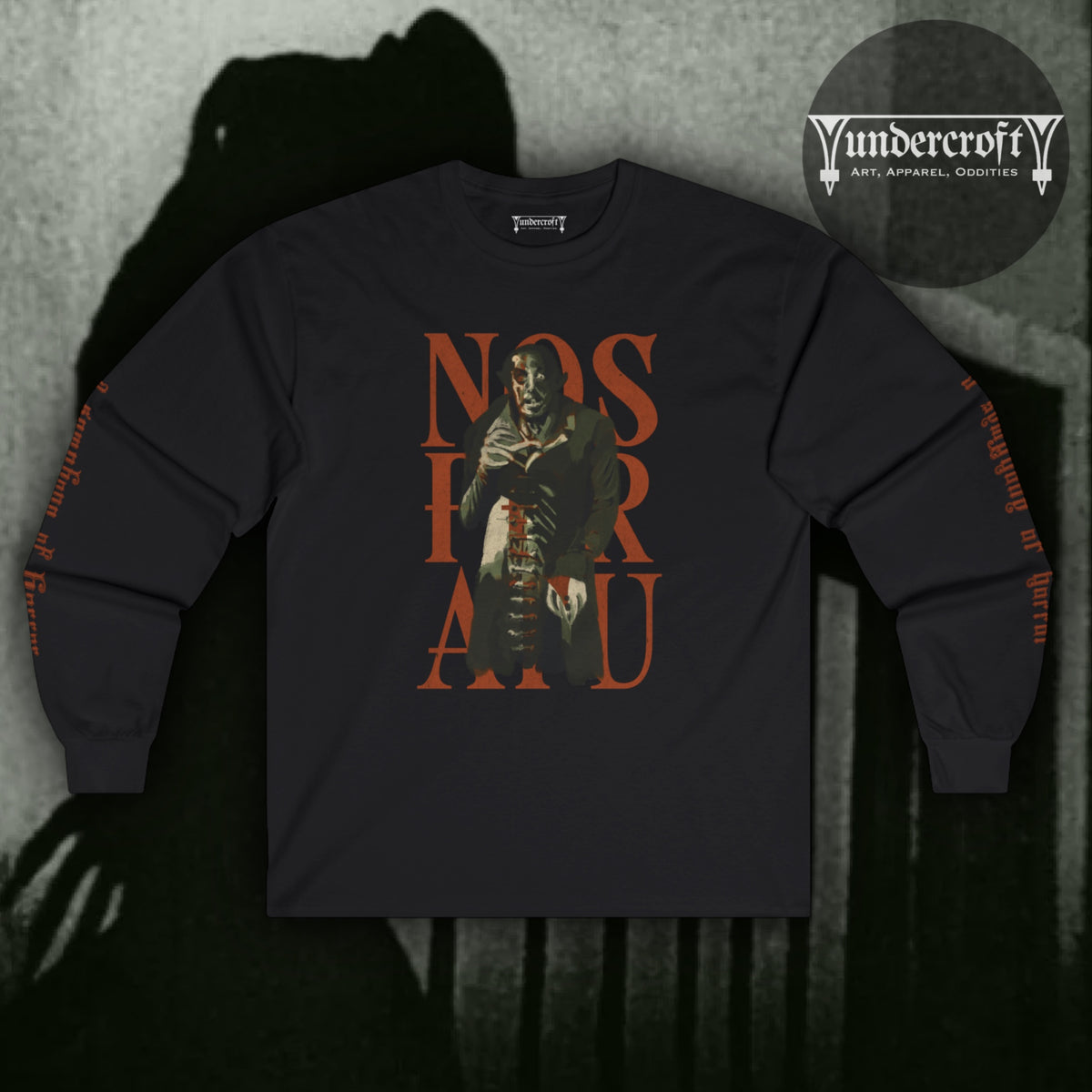 Nosferatu Long Sleeve Tee | Vintage Style Graphic Shirt
