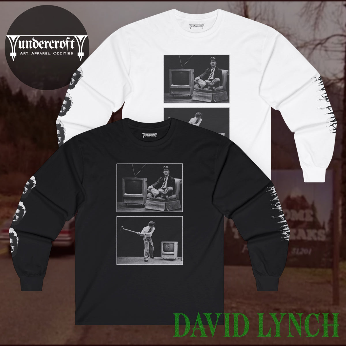 David Lynch Long Sleeve Tee | Vintage Style Graphic Shirt