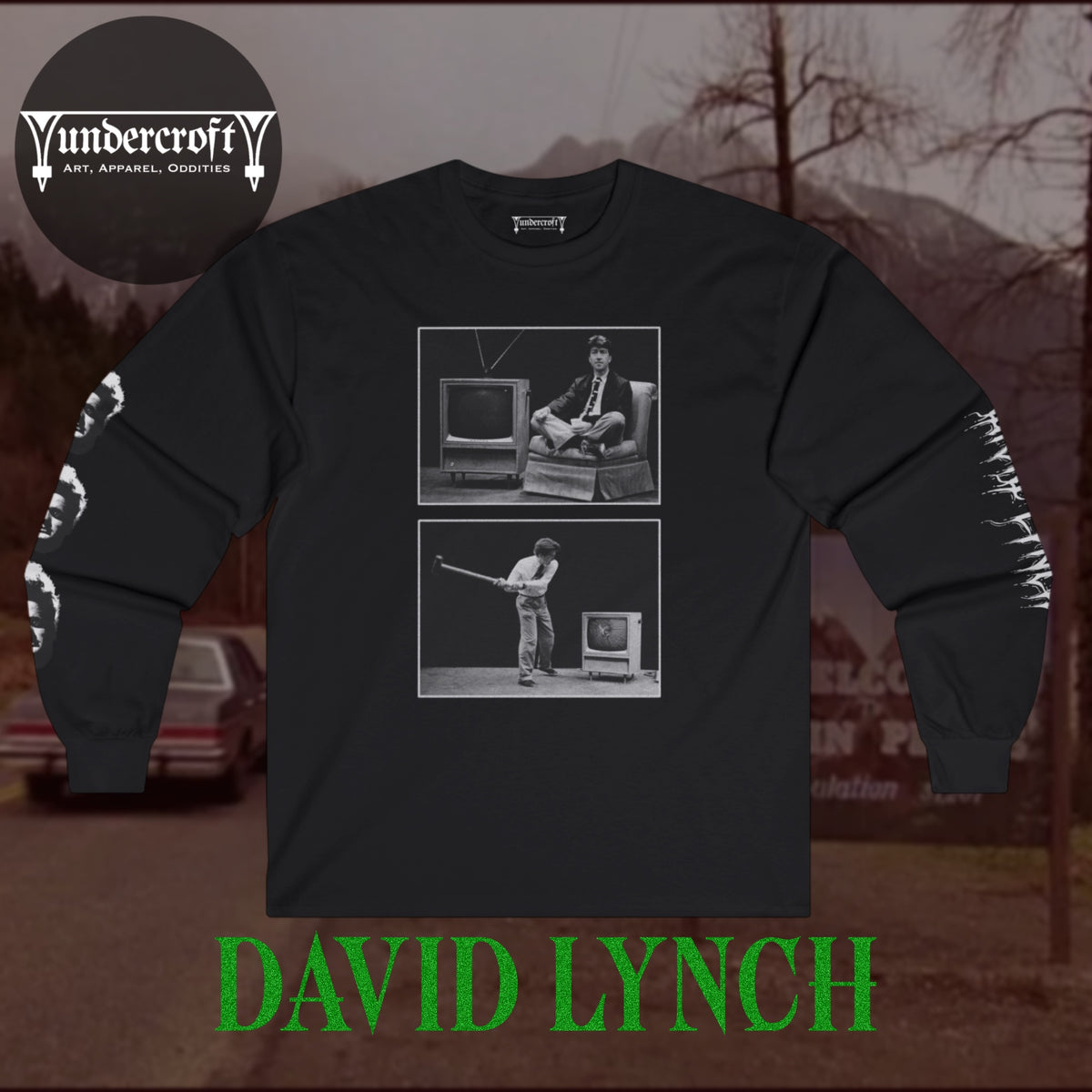 David Lynch Long Sleeve Tee | Vintage Style Graphic Shirt