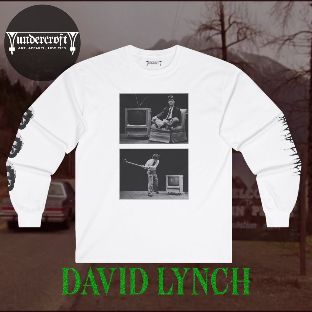 David Lynch Long Sleeve Tee | Vintage Style Graphic Shirt