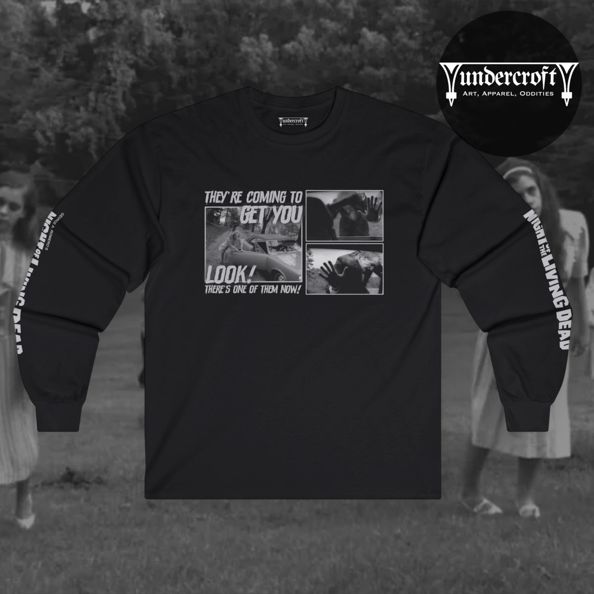 Living Dead Long Sleeve Tee | Vintage Horror Movie Shirt