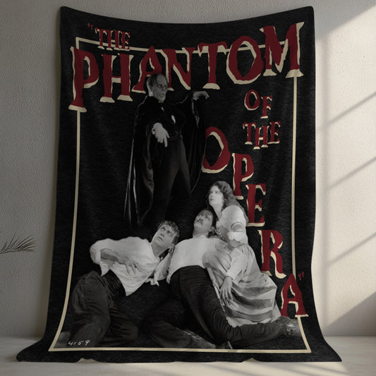Phantom of the Opera Blanket | - Vintage Horror Movie Poster